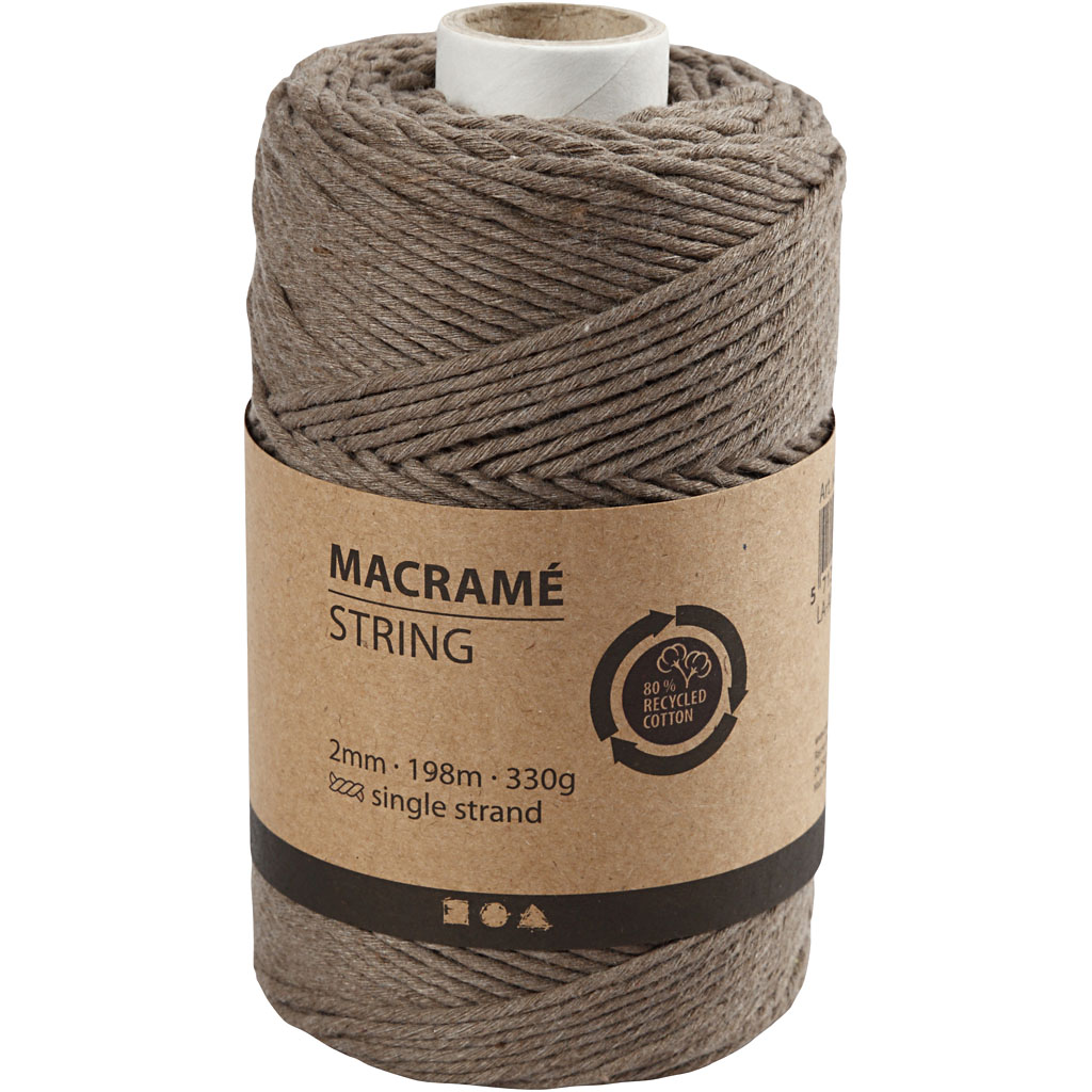 Macramé, 330g 198m 2mm - Billede 2