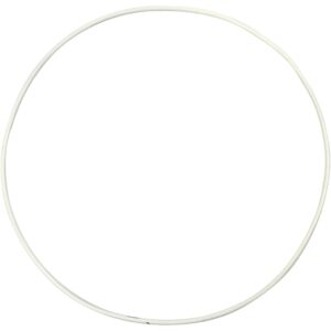 Metalring 20cm, Hvid