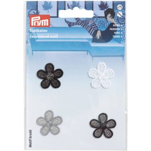 Applikation blomster til påstrygning