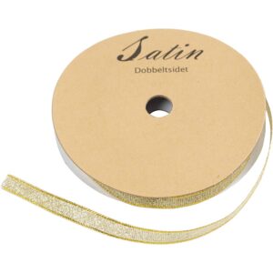 Metallic bånd 6mm 10m Guld