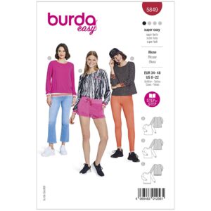Burda mønster, Bluse