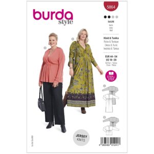 Burda mønster, Kjole og tunika top