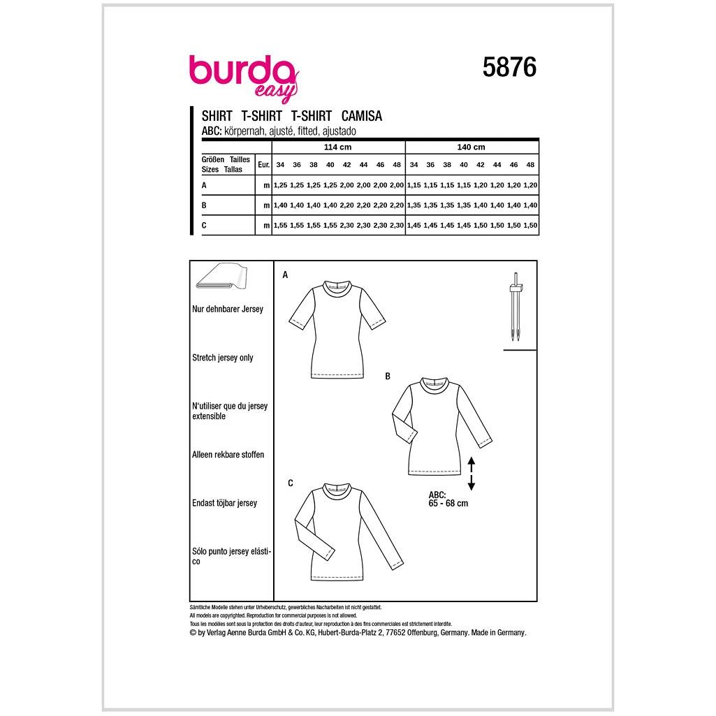 Burda mønster, Top - Billede 2
