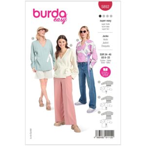 Burda mønster, Jakke