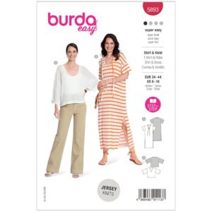 Burda mønster, Kjole og top