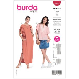 Burda mønster, Kjole og top