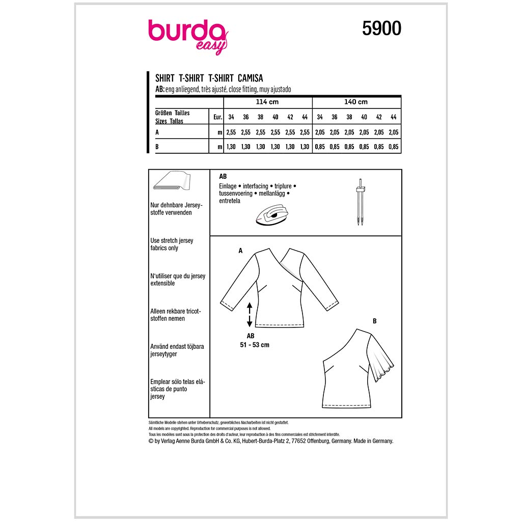 Burda mønster, Top - Billede 2