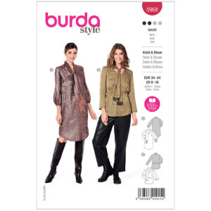 Burda mønster, Kjole og bluse