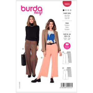 Burda mønster, Bukser
