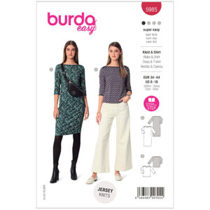 Burda mønster, Kjole og top