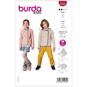 Burda mønster, Børn, Jakke