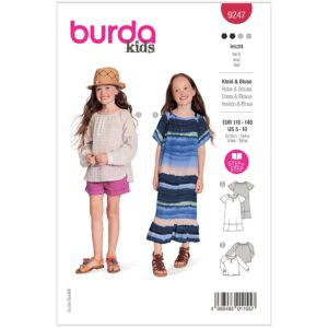 Burda mønster Børn, Kjole og bluse