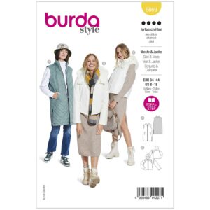 Burda mønster, Jakke og vest
