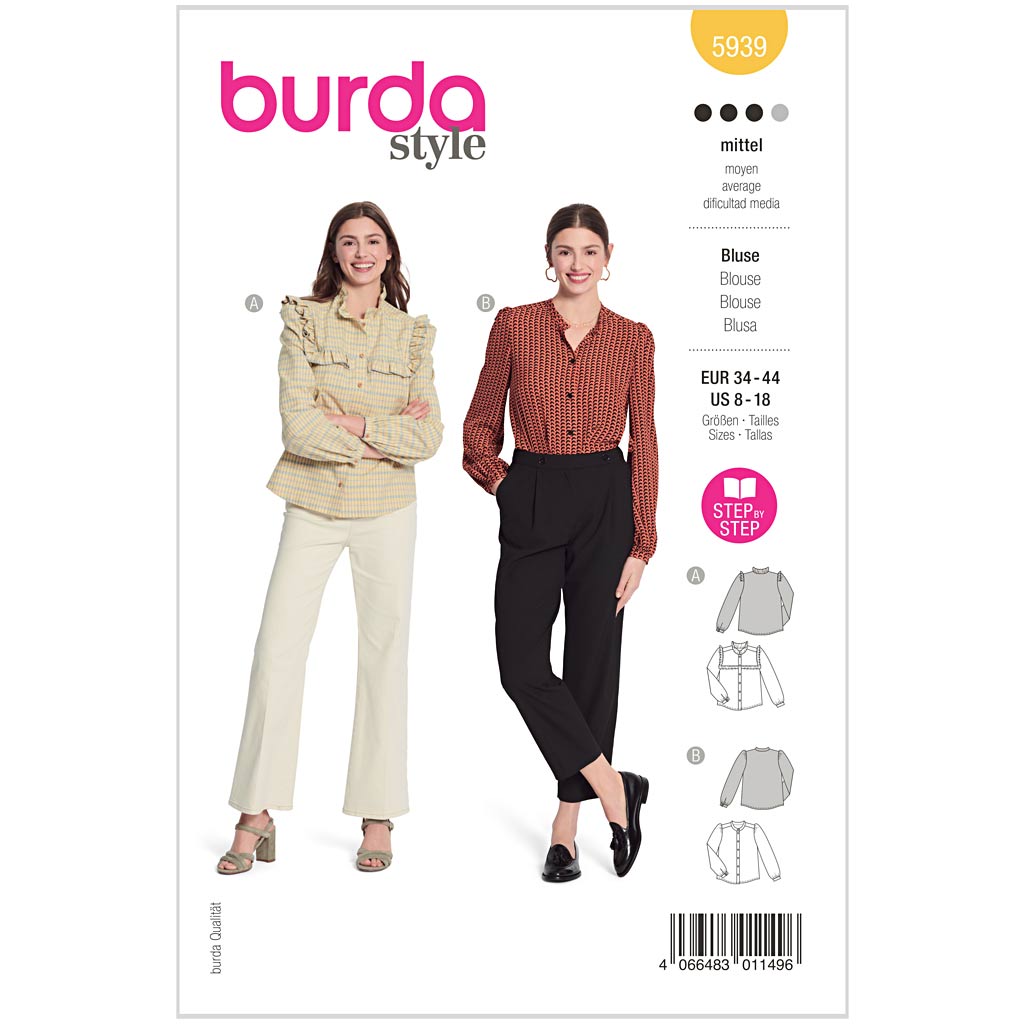 Burda mønster, Bluse