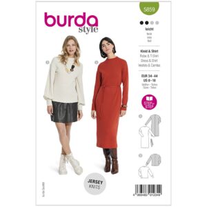 Burda mønster, Kjole og top