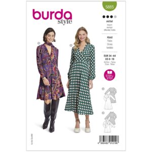 Burda mønster, Kjole