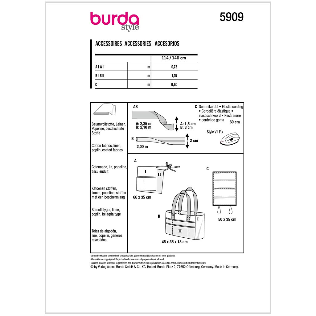 Burda mønster, Accessories til haven - Billede 2