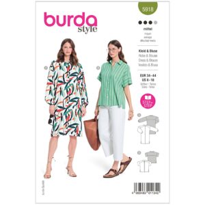 Burda mønster, Kjole og bluse