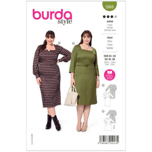 Burda mønster, Kjole