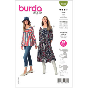 Burda mønster, Kjole og bluse