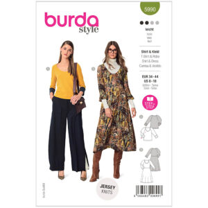 Burda mønster, Top og kjole