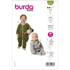 Burda mønster, Børn,  Jumpsuit str 56-98