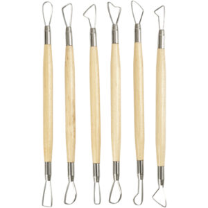 Lerslynge, skarpe kanter, L: 20 cm, 6 stk./ 1 pk.
