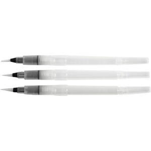Vandpensler, str. S + M + L , 10 ml, 3 stk./ 1 pk.