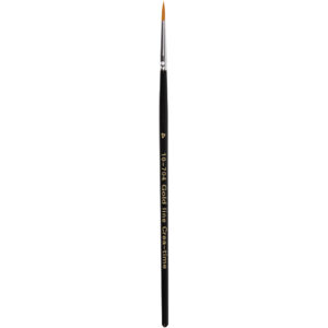 Gold Line Pensler, runde, nr. 4, B: 3 mm, 12 stk./ 1 pk.