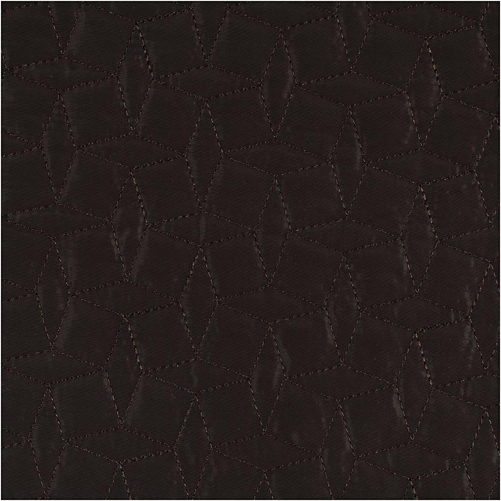 Quiltet Foer/ Yderstof stjerner Brun