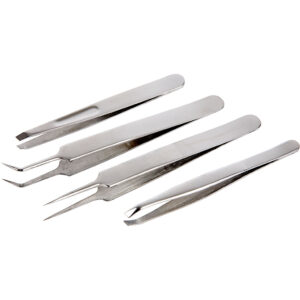 Pincet - sortiment, L: 9-12 cm, 4 stk./ 1 pk.