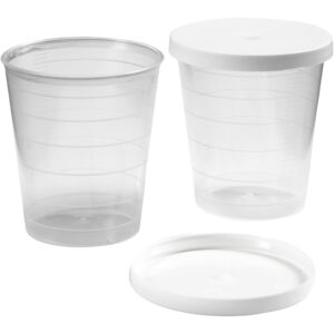 Bæger m. låg, 30 ml, 75 stk./ 1 pk.