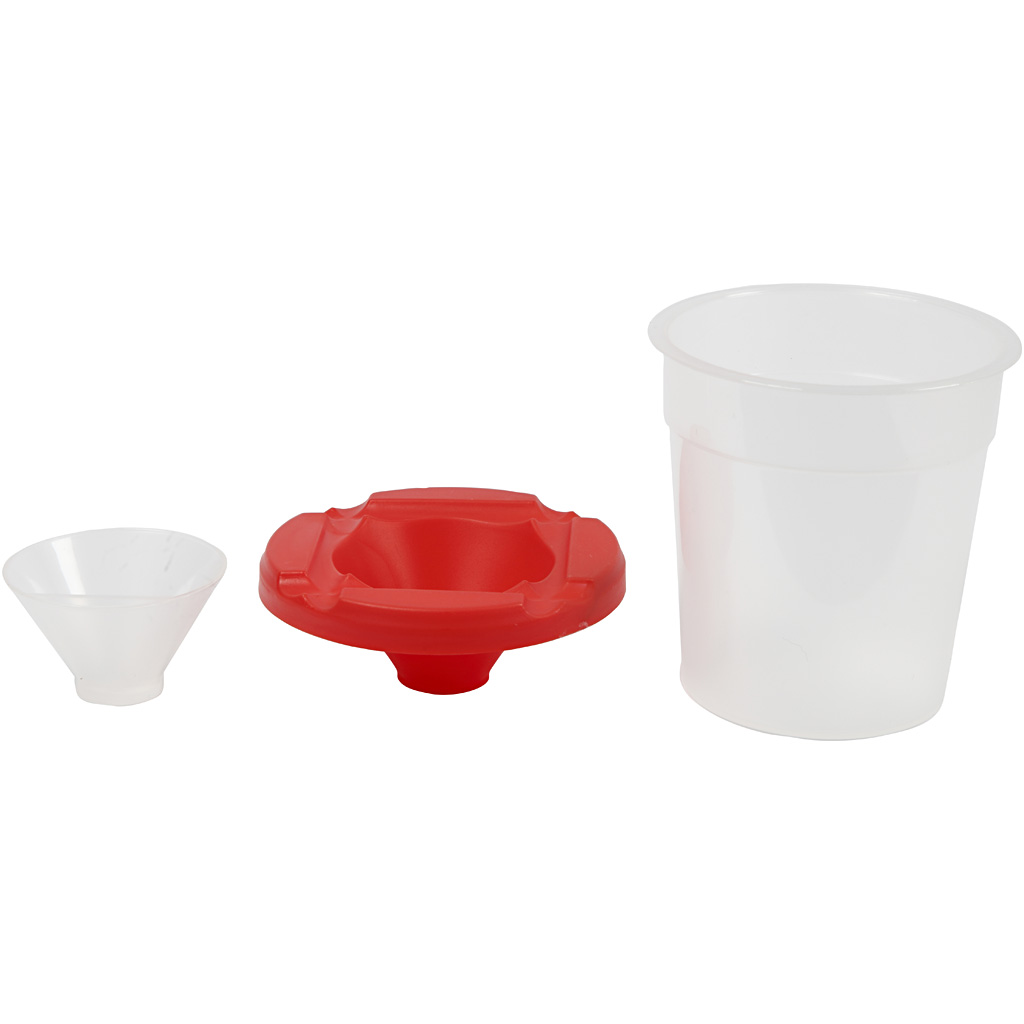 Penselbøtte, H: 8,5 cm, diam. 8 cm, 250 ml, 15 stk./ 1 pk. - Billede 3