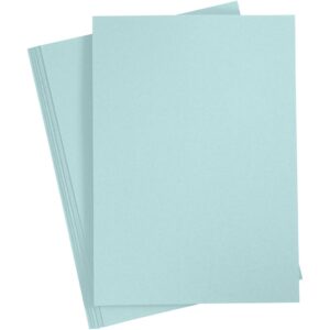 Papir, lyseblå, A4, 210x297 mm, 80 g, 20 stk./ 1 pk.