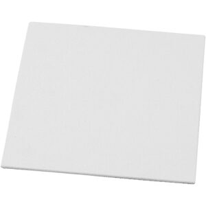 Malerplade, hvid, str. 15x15 cm, 280 g, 1 stk.