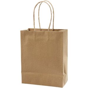 Papirposer, brun, H: 23 cm, B: 18x9 cm, 125 g, 10 stk./ 1 pk.