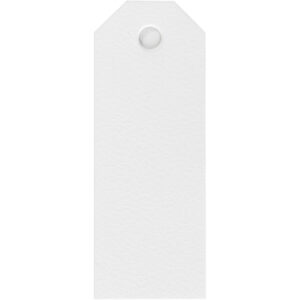 Manilamærker, hvid, str. 3x8 cm, 220 g, 20 stk./ 1 pk.