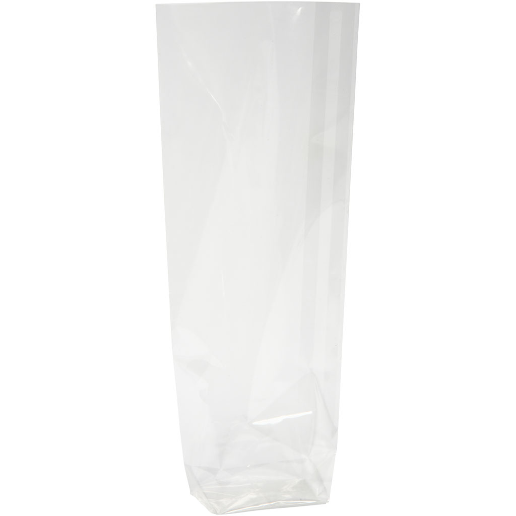 Cellofanpose, H: 19 cm, str. 7,5x5,5 cm, 200 stk./ 1 pk. - Billede 2