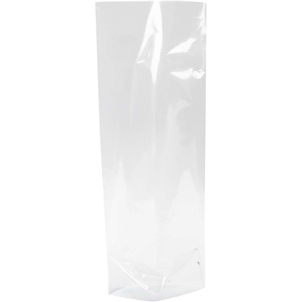 Cellofanpose, H: 22,5 cm, str. 9x6,5 cm, 200 stk./ 1 pk.