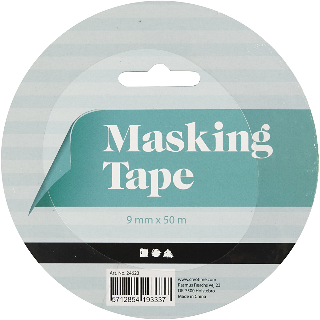 Malertape, B: 9 mm, 50 m/ 1 rl. - Billede 3