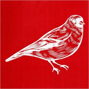 Screen stencil, fugl, 20x22 cm, 1 ark