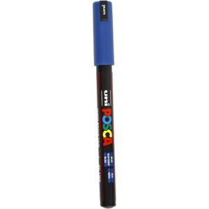 Posca Tusch, blå, nr. PC-1MR, streg 0,7 mm, 1 stk.