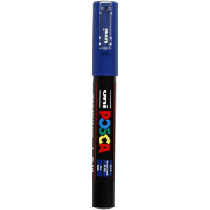 Posca Tusch, blå, nr. PC-1M, streg 0,7 mm, 1 stk.