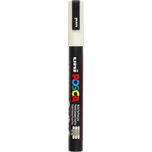Posca Tusch, elfenben, nr. PC-3M, streg 0,9-1,3 mm, 1 stk.