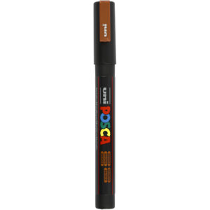 Posca Tusch, bronze, nr. PC-3M, streg 0,9-1,3 mm, 1 stk.
