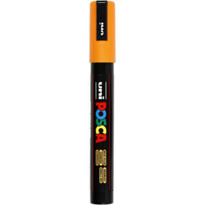Posca Tusch, bright yellow, nr. PC-5M, streg 2,5 mm, 1 stk.