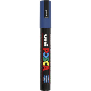 Posca Tusch, blå, nr. PC-5M, streg 2,5 mm, 1 stk.