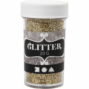 Glitter, guld, 20 g/ 1 ds.