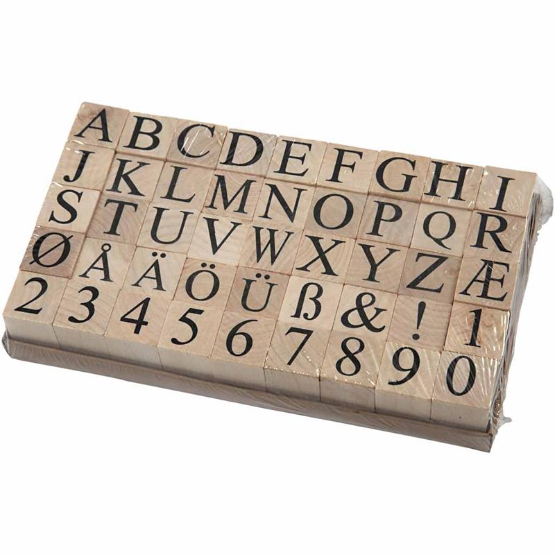 Stempelsæt, H: 15 mm, str. 20x20 mm, 45 stk./ 1 pk. - Billede 5