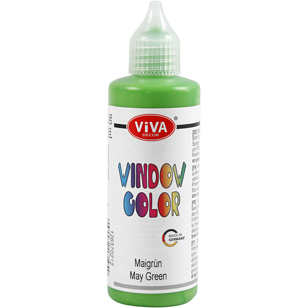 Viva Decor Window Color, lys grøn, 90 ml/ 1 fl. - Billede 2